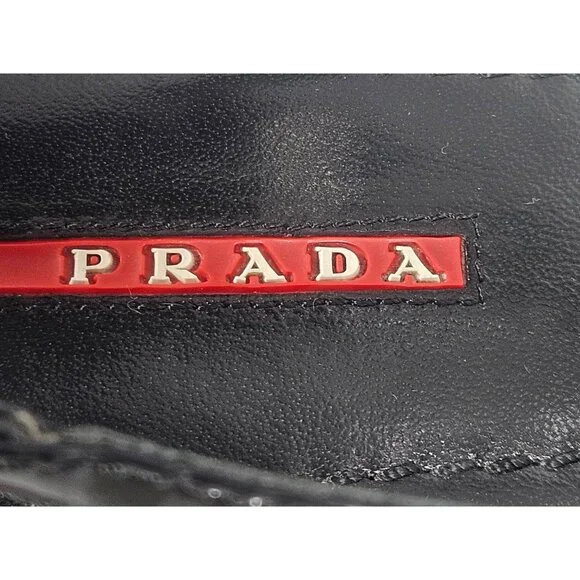 Prada Sport Women Black Wedge Sandal 36 Strappy Gorpcore Minimalist Quiet Luxury - Picture 3 of 16